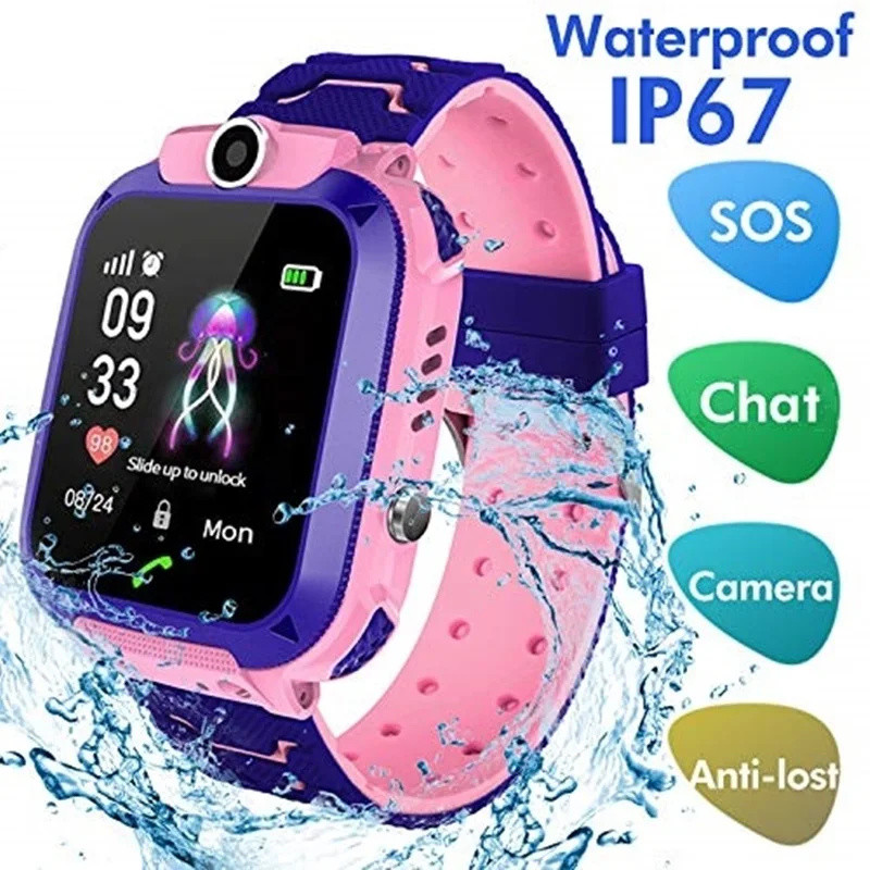 Smartwatch Watches Gift For Boys - 2G enfants montre intelligente appel SOS