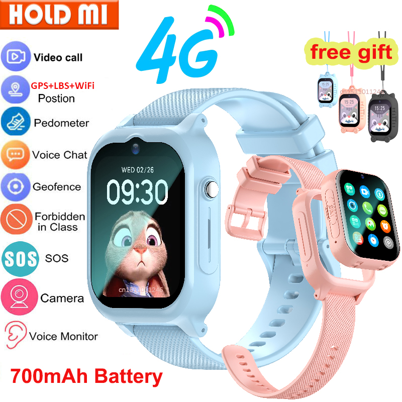 Smartwatch Watches Gift For Boys - Montre intelligente enfants 4G GPS WIFI