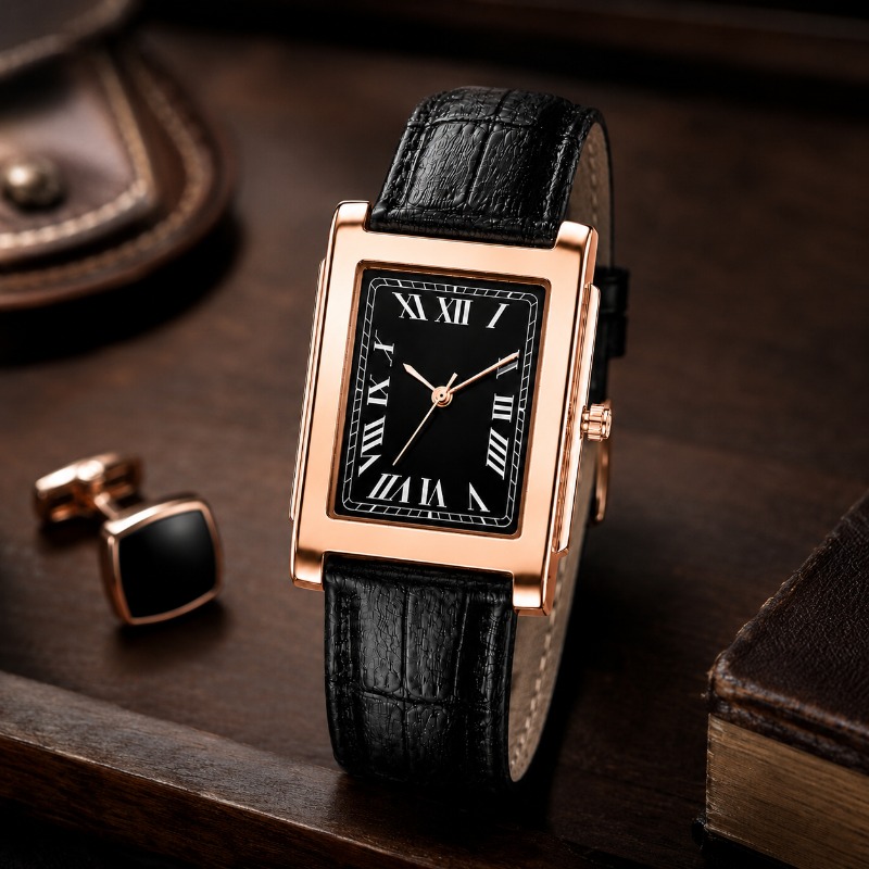 Smartwatch Square Watches For Men - Montre classique pour hommes d'affaires, cadran