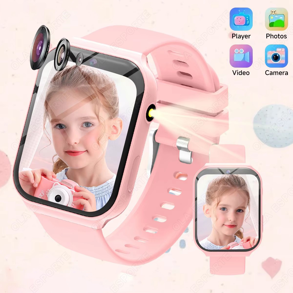 Smartwatch Watches Gift For Boys On Birthday - Nouvelle montre intelligente pour enfants, caméra