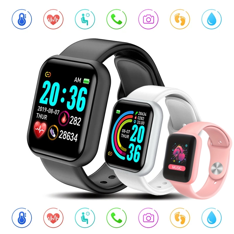 Smartwatch Health Watches - Sport Bluetooth montres intelligentes couleur écran