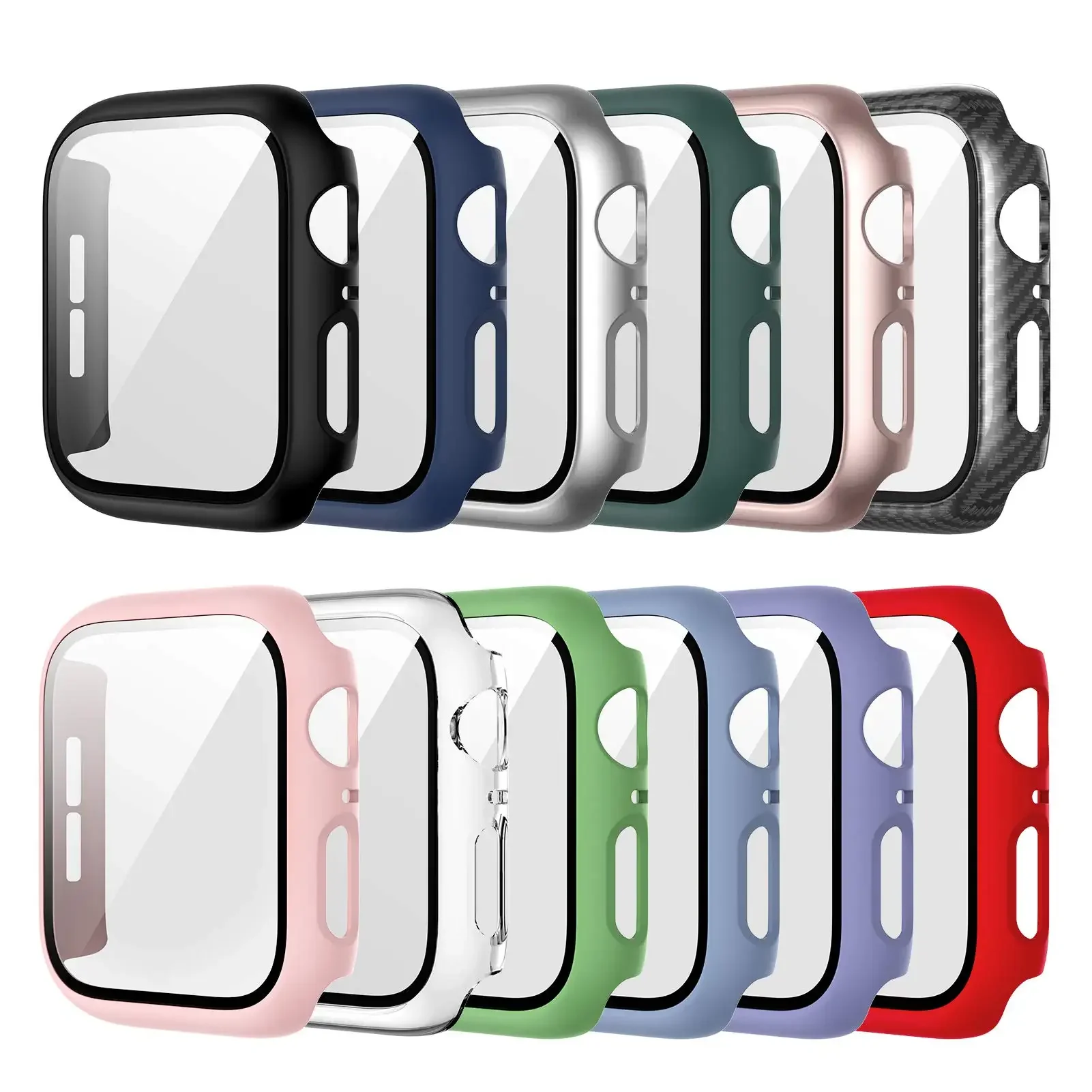 Iwatch Smartwatch Series 7 - Verre trempé + couvercle pour Apple