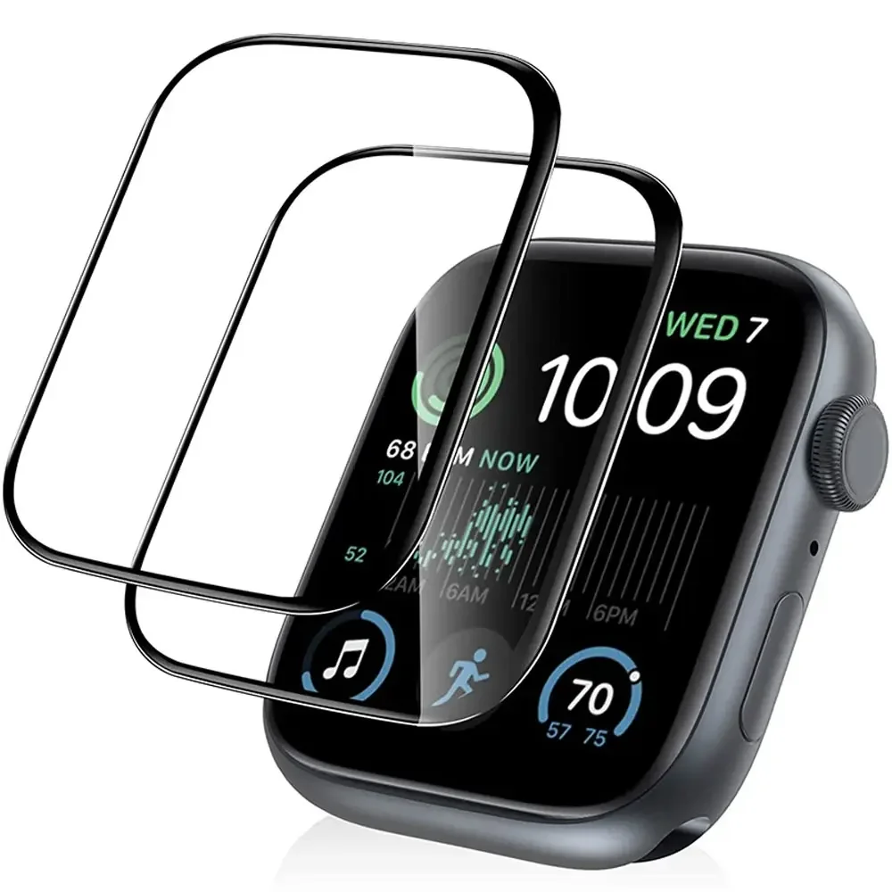 Iwatch Smartwatch Series 7 - Protecteur d'écran entièrement incurvé pour Apple