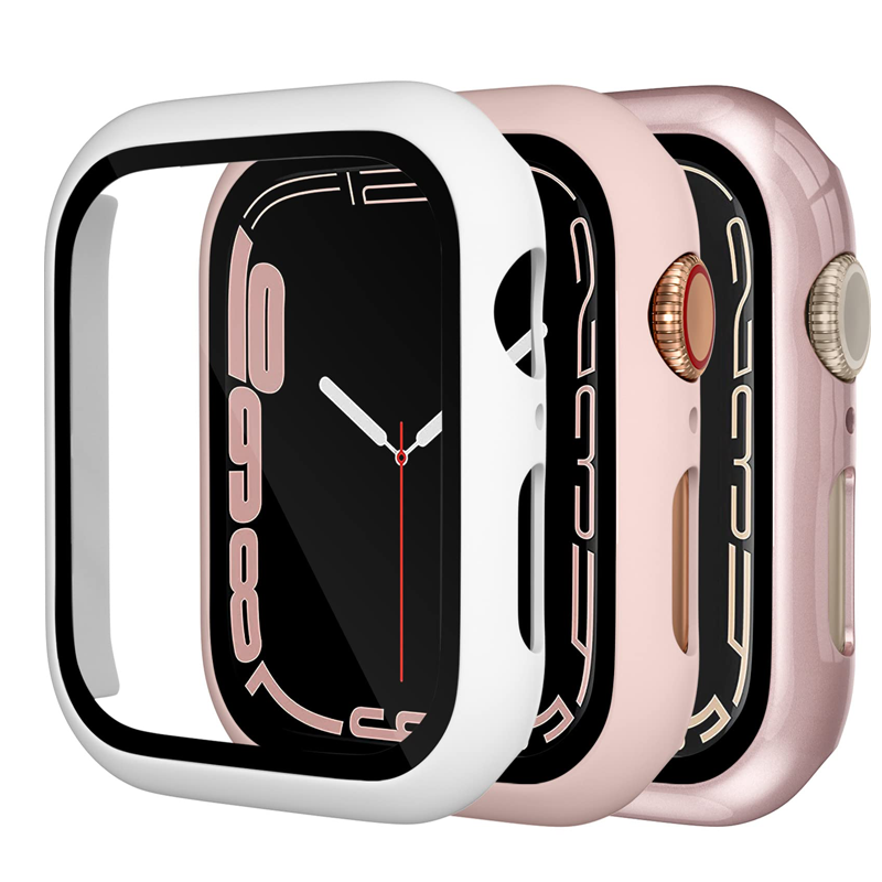Iwatch Smartwatch Series 7 - Verre trempé + couvercle pour boîtier
