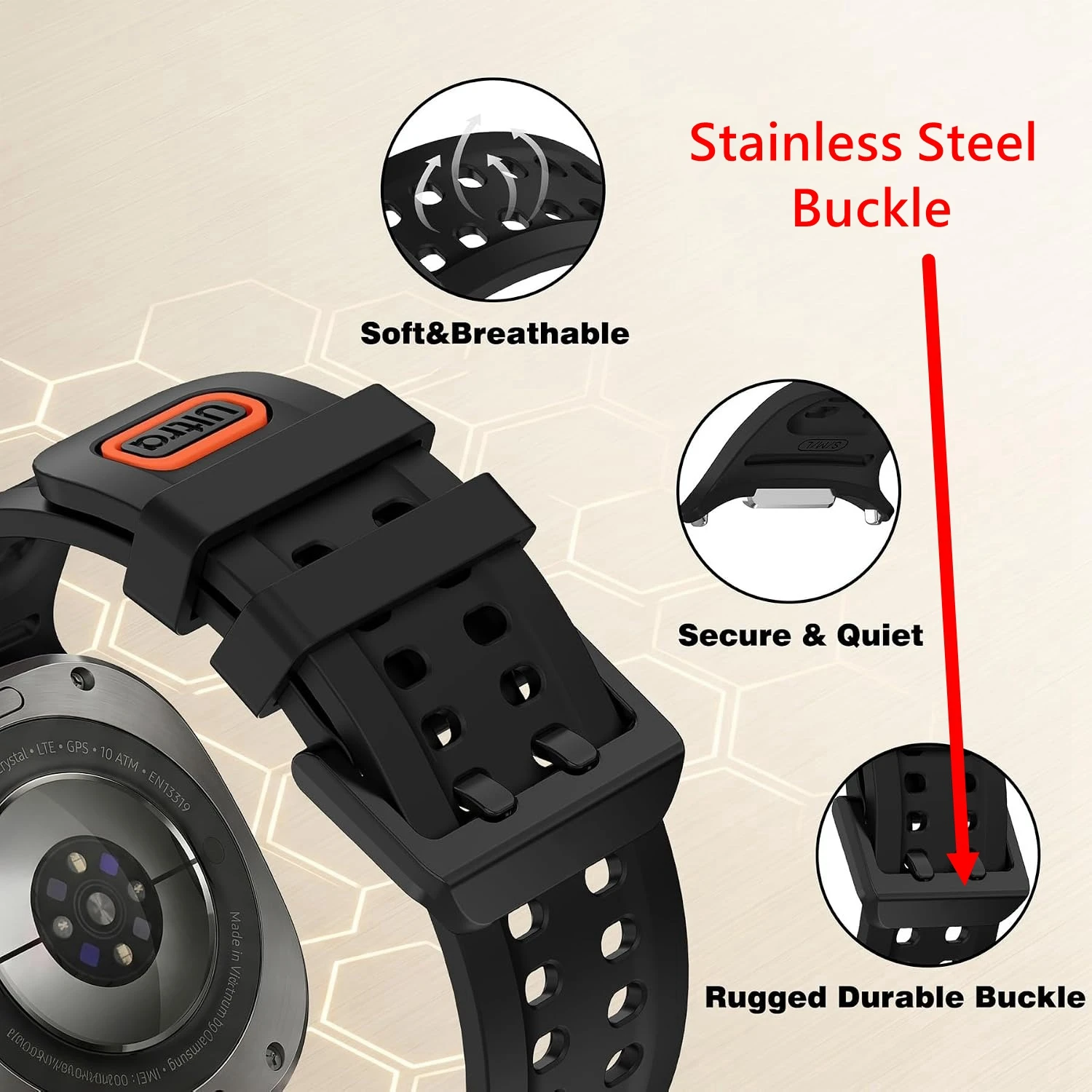 Bracelet en silicone marin pou - Tide Watch Surf avis et prix