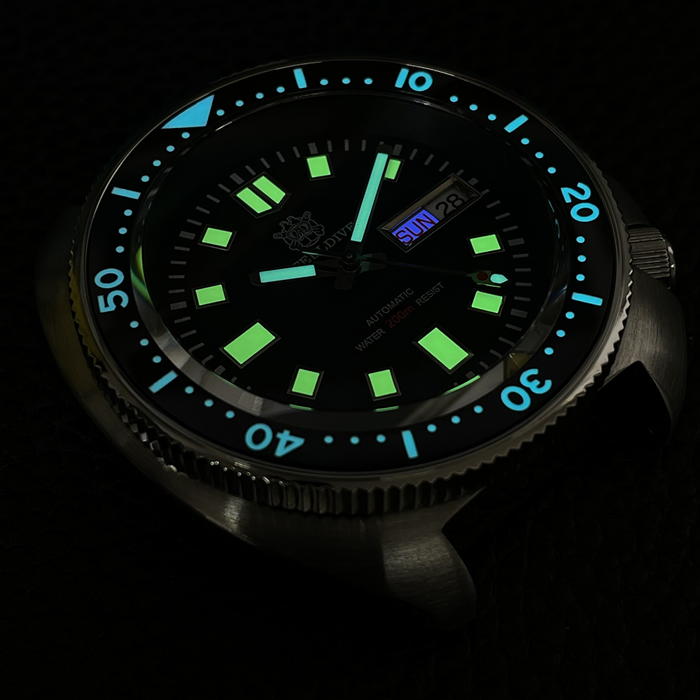 STEELDIVE marque 44mm capitain - Tide Watch Surf avis et prix