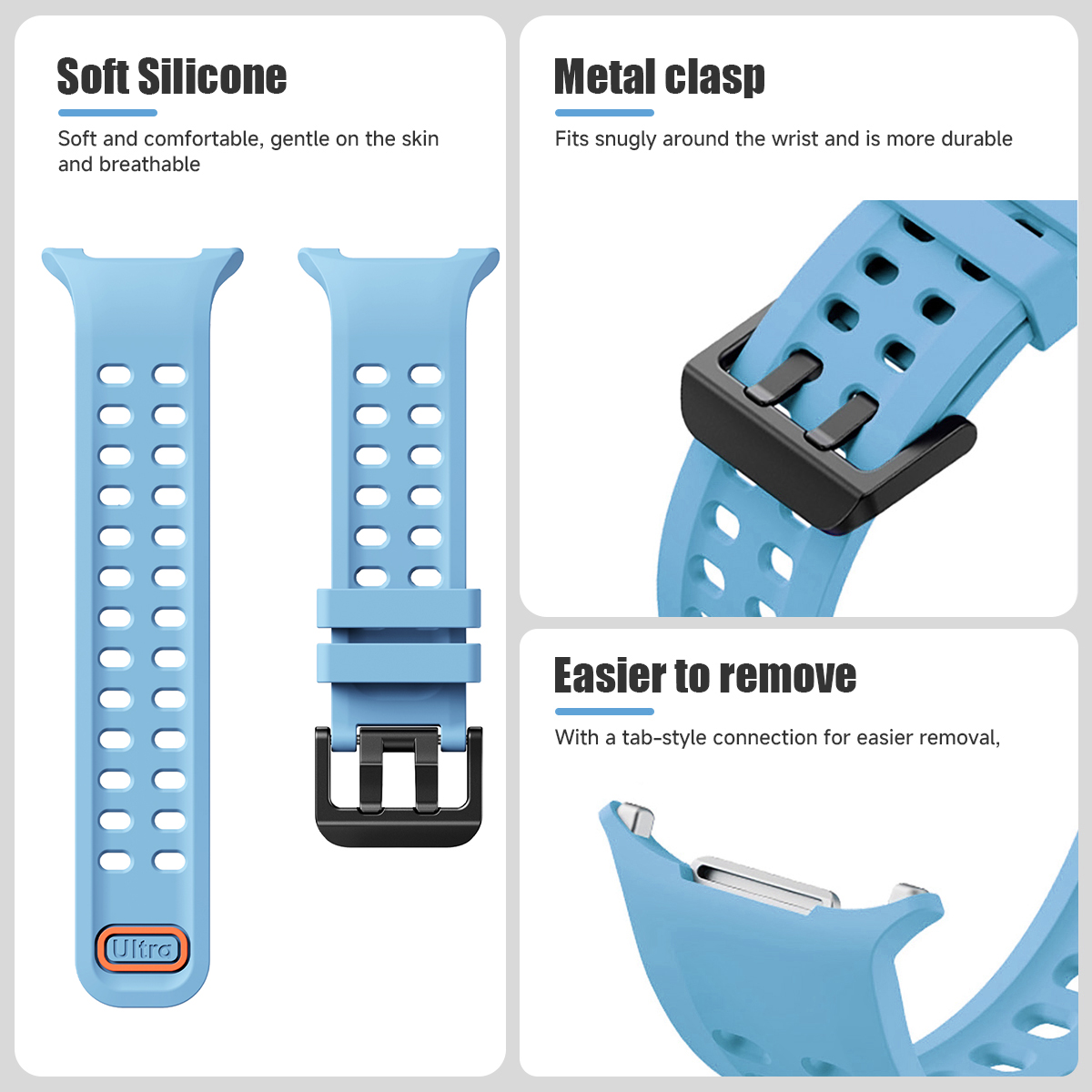 Bracelet en silicone marin pou - Tide Watch Surf avis et prix
