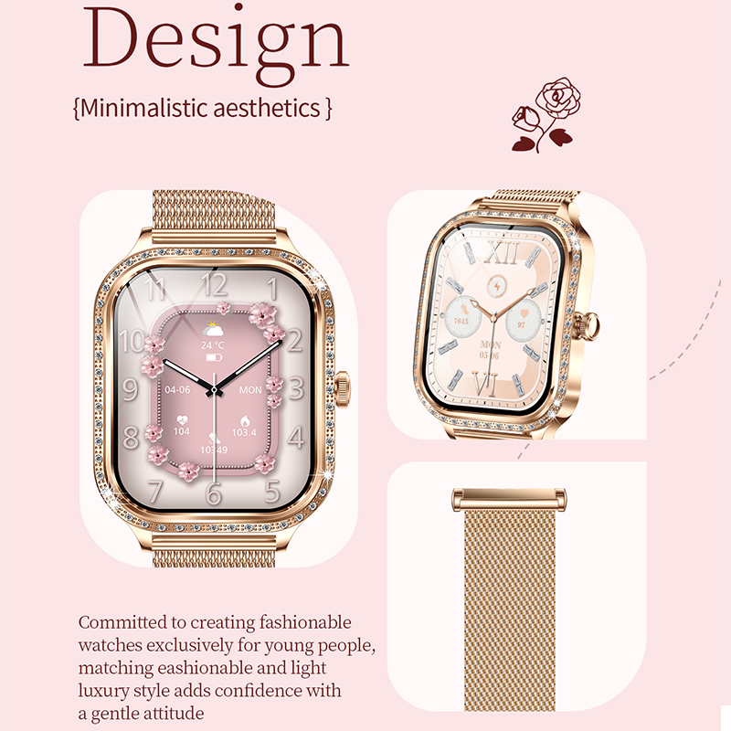 Nouvelle montre intelligente f - Smartwatch Watches Gift For Women avis et prix
