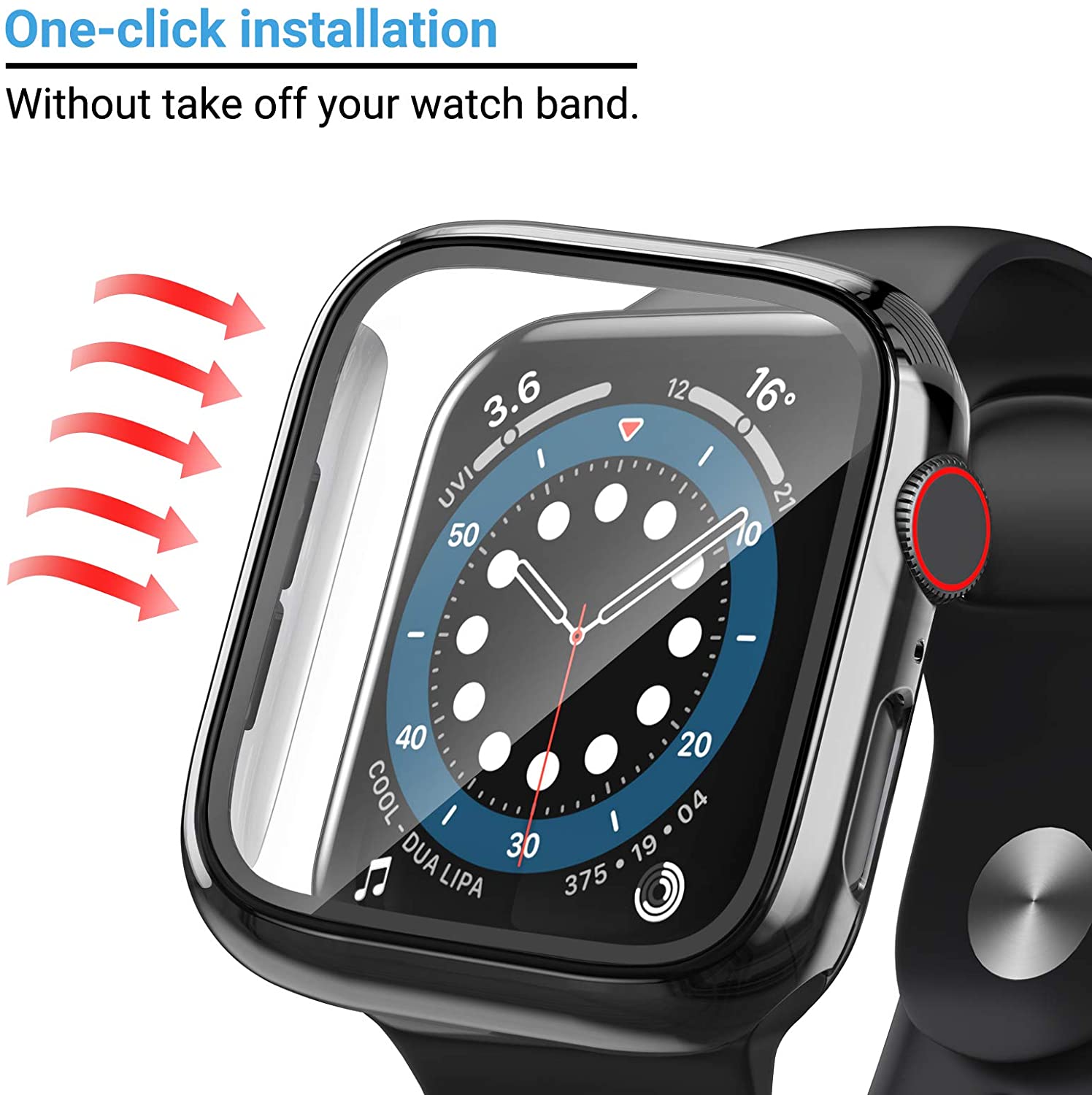 Verre + couvercle pour boîtier - Iwatch Smartwatch Series 7 avis et prix