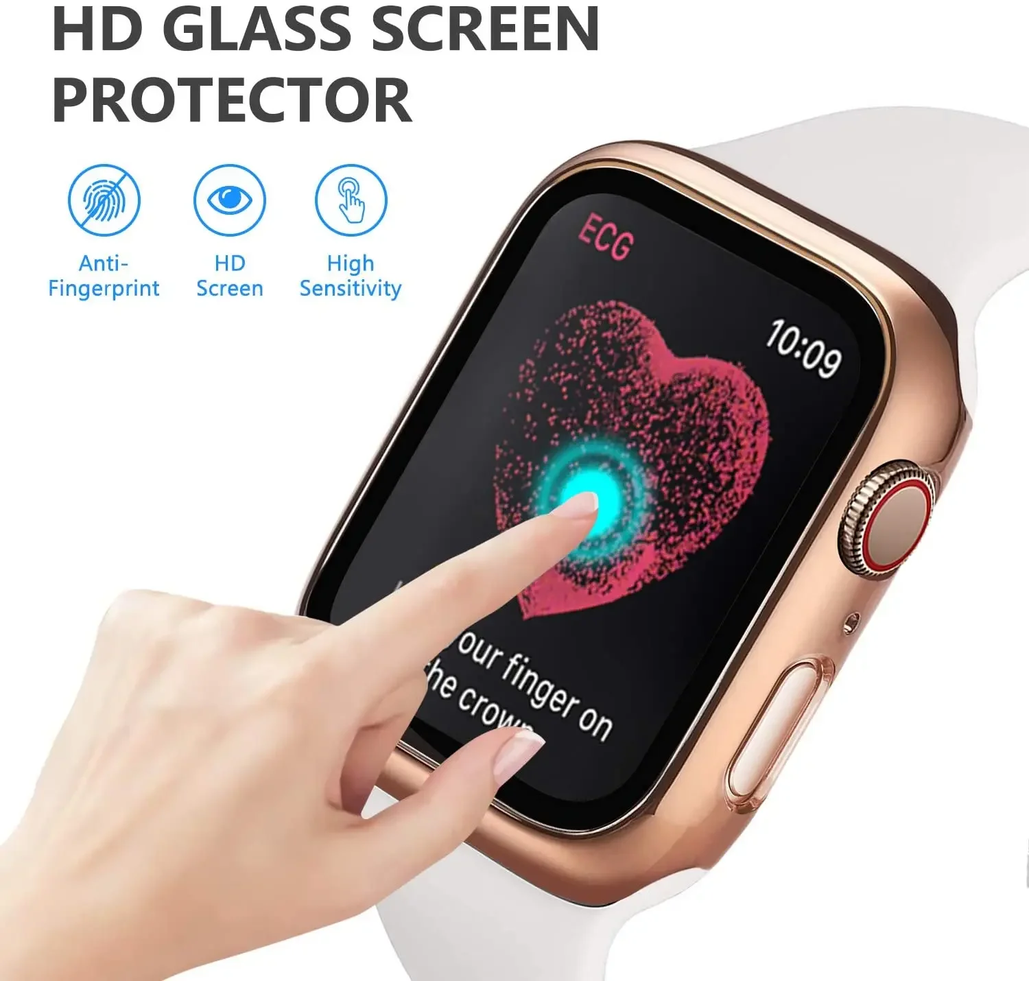 Verre trempé + couvercle pour  - Iwatch Smartwatch Series 7 avis et prix