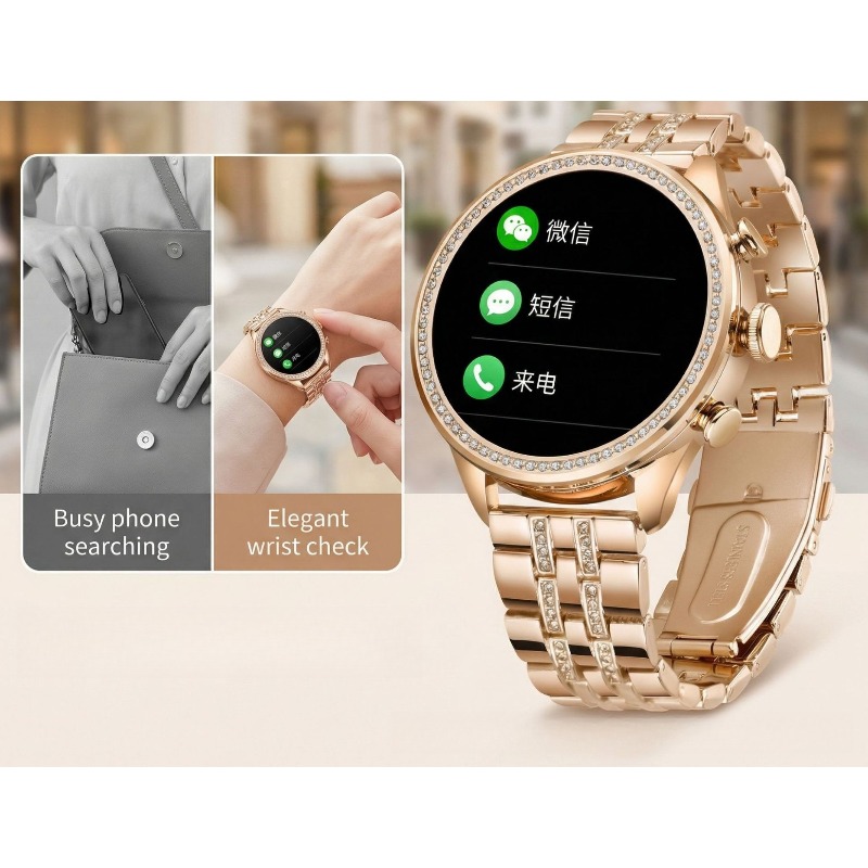 Montre connectée pour femme GE - Smartwatch Health Watches avis et prix