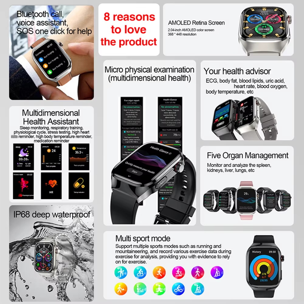 Nouvelle montre intelligente 2 - Smartwatch Health Watches avis et prix
