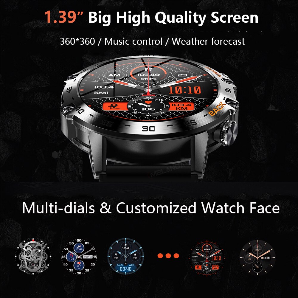 Montre connectée homme MEVADEN - Smartwatch Health Watches avis et prix