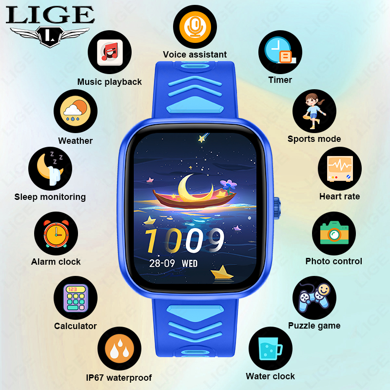 Montre connectée pour enfants  - Smartwatch Watches Gift For Boys On Birthday avis et prix