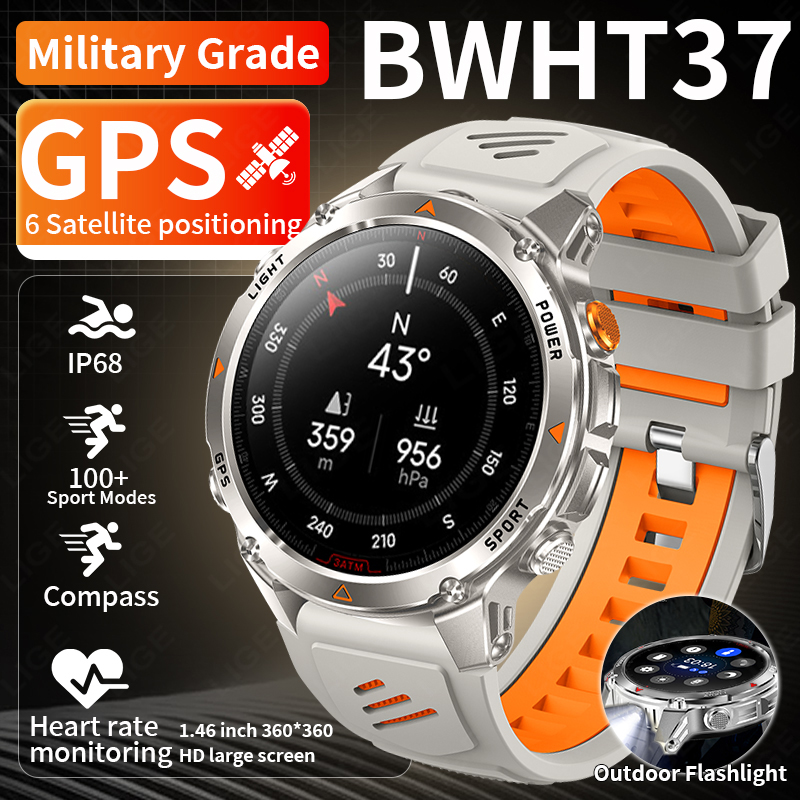 LIGE robuste GPS piste montre  - Smartwatch Watches Smart avis et prix