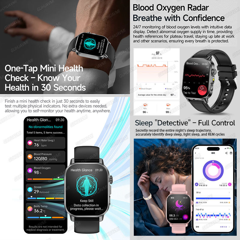 GUHUAVMI 2026 Nouvelle Montre  - Smartwatch Health Watches avis et prix