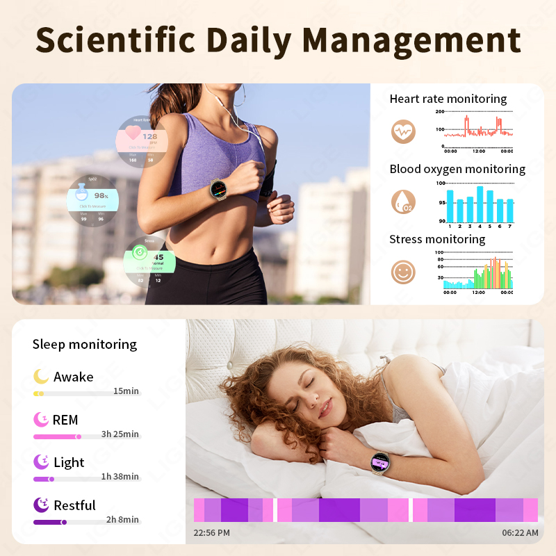 LIGE GPS montre intelligente s - Smartwatch Watches For Women With Gps avis et prix
