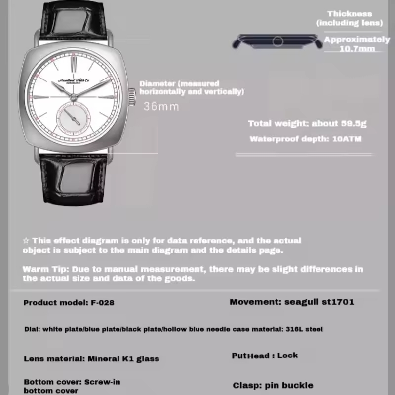 Hruodland 2025 montre mécaniqu - Tide Watch Surf avis et prix