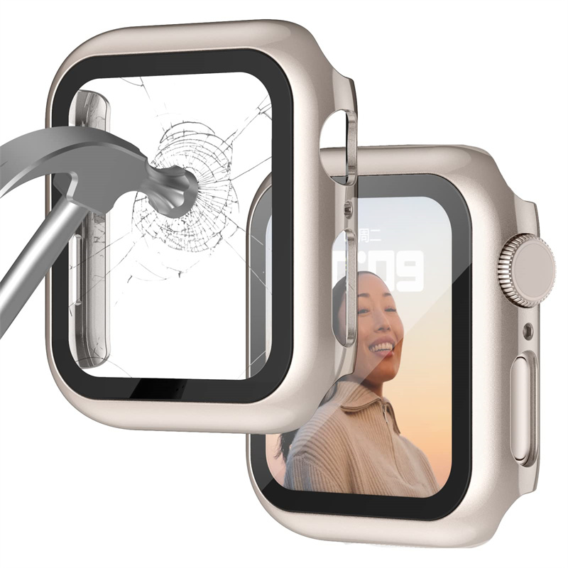Verre trempé + couvercle pour  - Iwatch Smartwatch Series 7 avis et prix