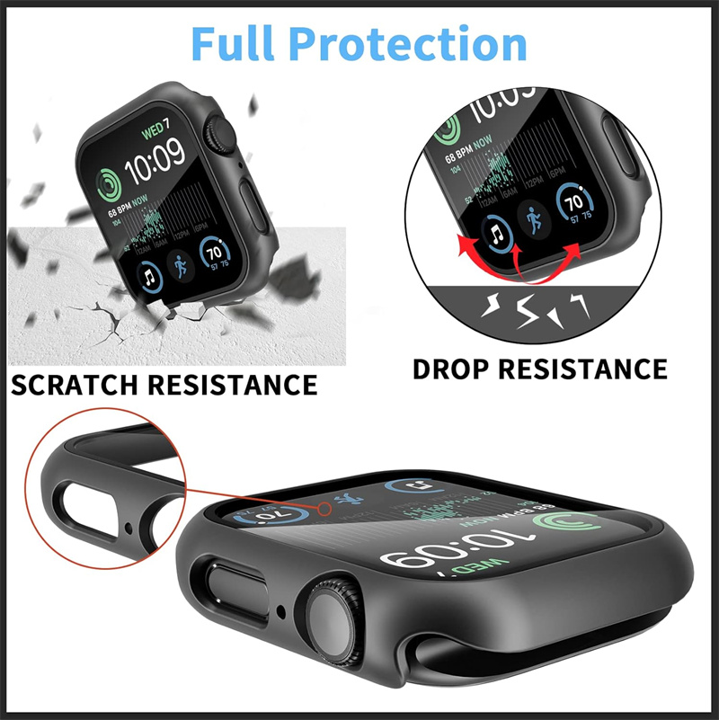 Verre trempé + couvercle pour  - Iwatch Smartwatch Series 7 avis et prix