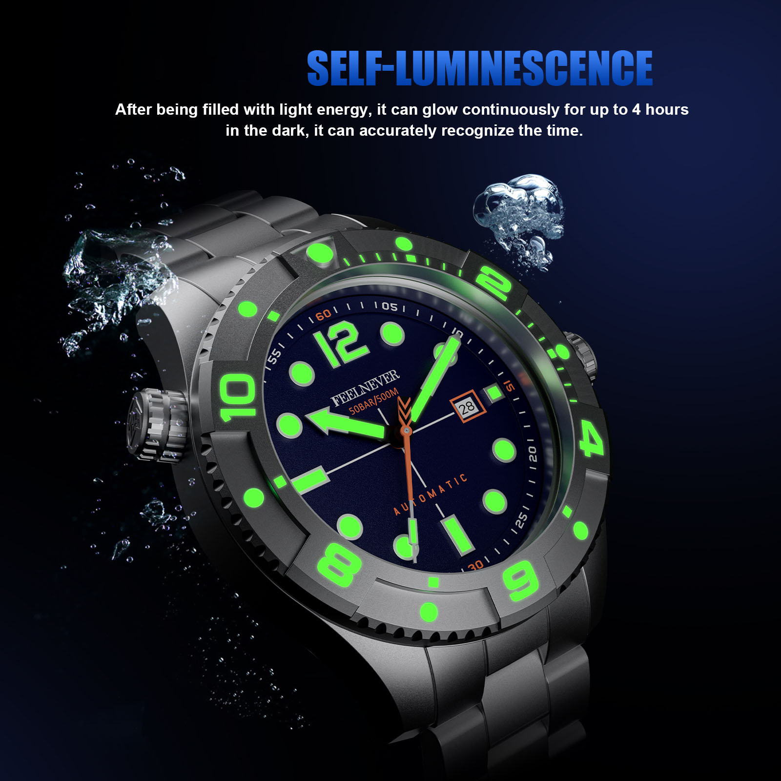 FeelNever-Montre mécanique de  - Tide Watch Surf avis et prix